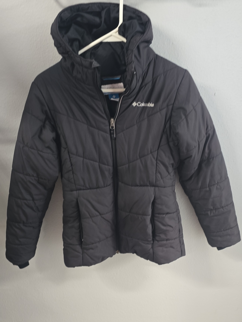 Columbia Kids Black Hooded Puffer Coat